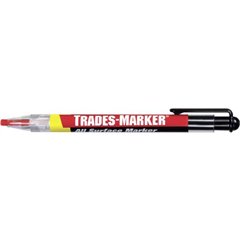 Trade Marker Starter Pack Marcatore indelebile Rosso 3.8 mm