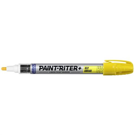 Paint-Riter+ Oily Surface HP Marcatore a vernice Giallo 3 mm