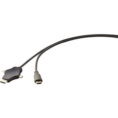 Condivisione cavo Cavo di collegamento [3x Spina DisplayPort, Spina Mini DisplayPort, Spina C USB