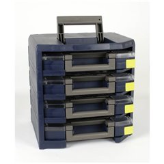 boxxser Telaio di supporto per scatole porta assortimenti (L x A x P) 347 x 342 x 305 mm Scomparti: 4 Contenuto 1