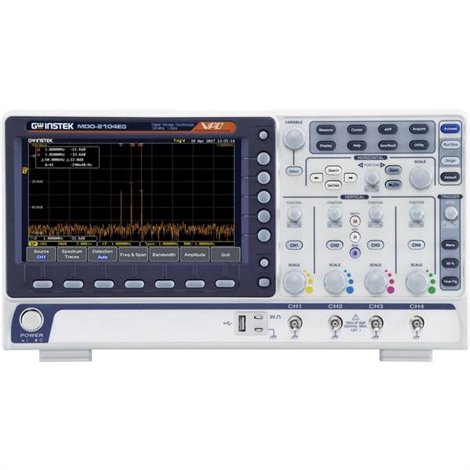 MDO-2104EX Oscilloscopio digitale 100 MHz 1 Gsa/s 10 Mpts 8 Bit Memoria digitale (DSO), Analizzatore di