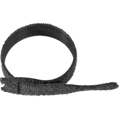 ONE-WRAP Strap® Fascette a strappo per raggruppare Lato morbido e lato rigido (L x L) 330 mm x 20 mm Nero 1 pz.