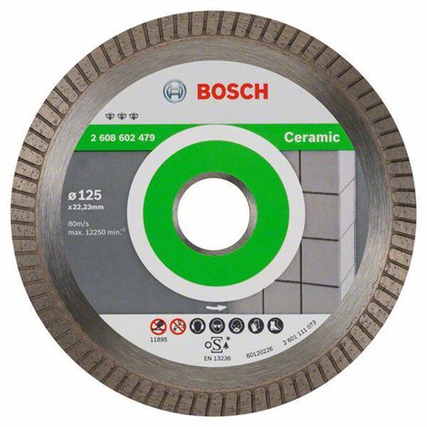 Bosch Power Tools Disco diamantato Diametro 125 mm 1 pz.