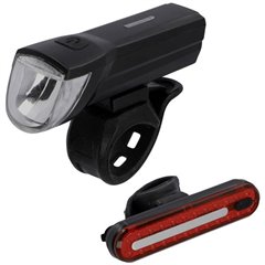 Kit illuminazione bicicletta STOP-30/15 LED (monocolore) Nero