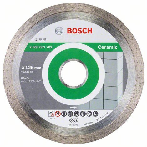 Bosch Disco diamantato Diametro 125 mm 1 pz.