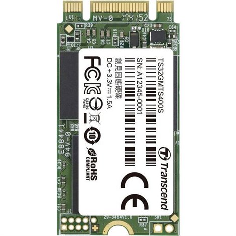 400S 32 GB Memoria SSD interna SATA M.2 2242 M.2 SATA 6 Gb/s Dettaglio