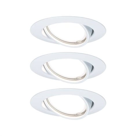 Base Lampada da incasso Kit da 3 LED (monocolore) GU10 15 W Bianco