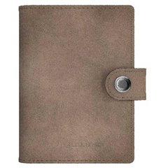 Portafoglio Lite-Wallet Matte (L x L x A) 97 x 74 x 24 mm Grigio-marrone