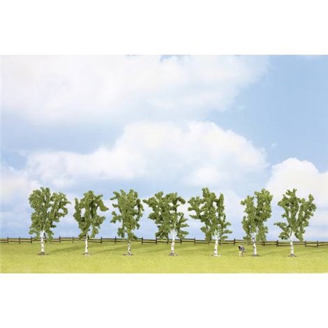 Kit alberi betulla Altezza (min.): 100 mm Altezza (max.): 100 mm Verde 7 pz.