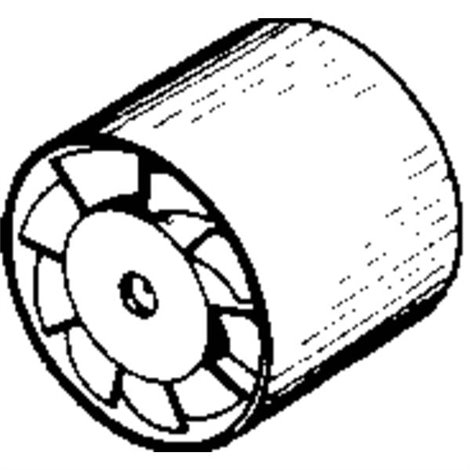 Ventola su tubo 12 V/DC 95 m³/h 10 cm