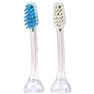 Testine per spazzolino da denti elettrico E2 2 pz. Bianco