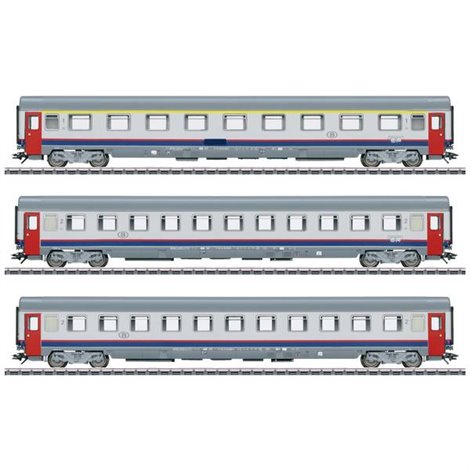 Kit di 3 vagoni per treni veloci H0 EC90 Vaoban