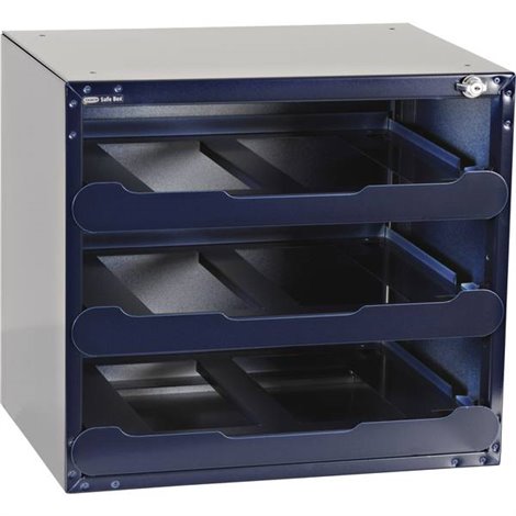 SafeBox 80 Telaio di supporto per scatole porta assortimenti (L x A x P) 451 x 403 x 330 mm Scomparti: 3 Contenuto