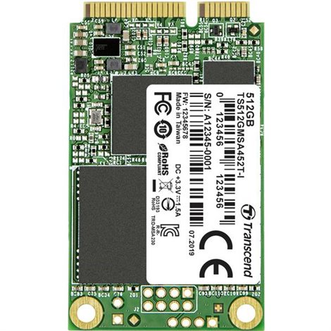 MSA452T-I 512 GB Memoria SSD interna mSATA SATA 6 Gb/s #####Industrial