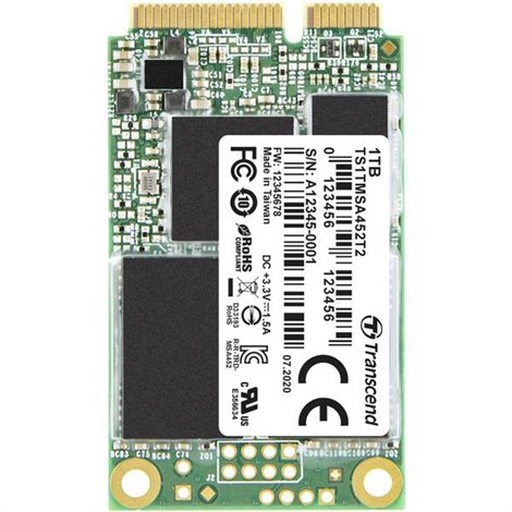 MSA452T2 1 TB Memoria SSD interna mSATA SATA 6 Gb/s #####Industrial