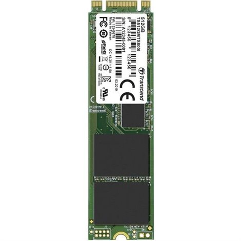 MTS800I 512 GB SSD interno NVMe/PCIe M.2 SATA 6 Gb/s #####Industrial