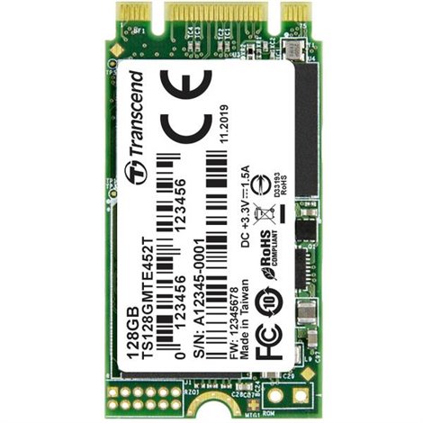 MTE452T 128 GB M.2 PCIe NVMe SSD 2242 M.2 NVMe PCIe 3.0 x2 #####Industrial