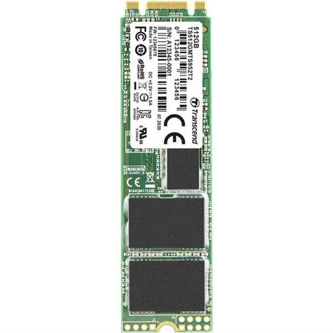 MTS952T2 512 GB SSD interno NVMe/PCIe M.2 M.2 SATA 6 Gb/s #####Industrial