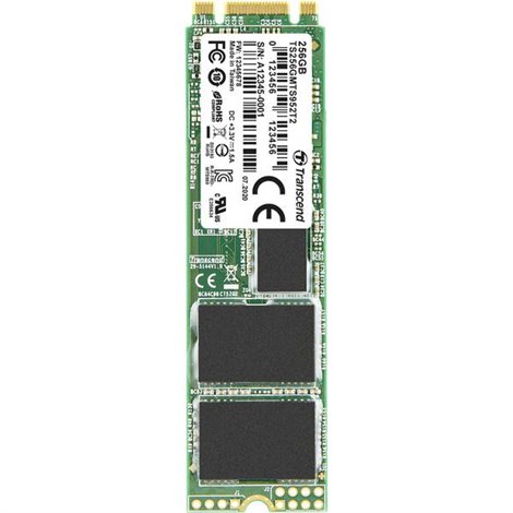 MTS952T2 256 GB SSD interno NVMe/PCIe M.2 M.2 SATA 6 Gb/s #####Industrial