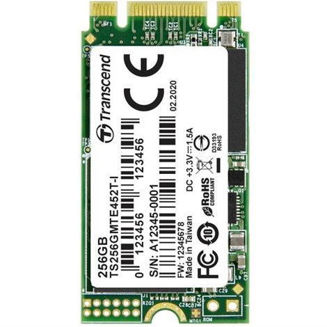 MTE452T-I 256 GB M.2 PCIe NVMe SSD 2242 PCIe NVMe 3.0 x2 #####Industrial