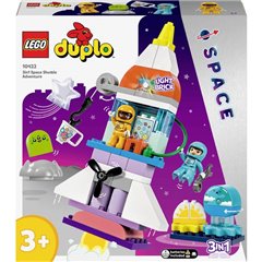 LEGO® DUPLO® Spaceshuttle 3 in 1 per molte avventure