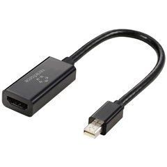 Mini-DisplayPort Cavo adattatore Presa HDMI-A 0.16 m Nero contatti connettore dorati Cavo
