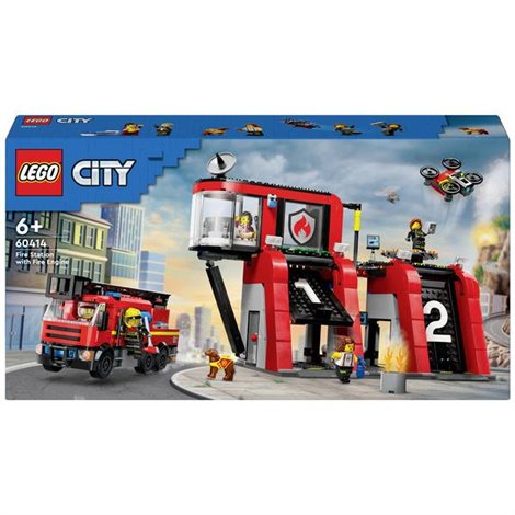 LEGO® CITY Stazione dei vigili del fuoco con veicolo a conduttore rotante