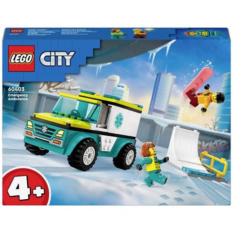 LEGO® CITY Ambulanza e snowboarding