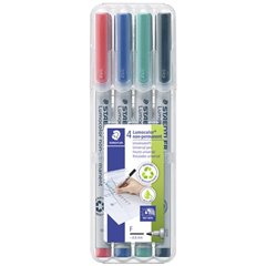 Penna per lucidi da proiezione Lumocolor® Rosso, Blu, Verde, Nero