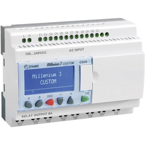 Millenium 3 Smart CD20 R Modulo di controllo PLC 24 V/DC