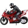 Stunt motorcycle 1:6 Motomodello per principianti Motociclo incl. Batteria e cavo di ricarica, con effetto