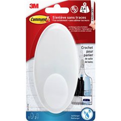 Mensola per doccia per bagno Command™ (L x L x A) 127 x 64 x 41 mm Bianco Contenuto: 1 pz.
