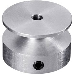 Alluminio Puleggia Ø foro: 5 mm Diametro: 20 mm