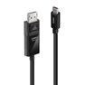 USB-C® Cavo Spina USB-C®, Spina DisplayPort 1 m Nero Cavo Displayport