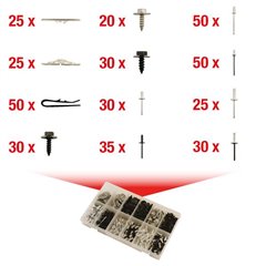 Kit di clip di fissaggio - chiusura rapida, 400 pz