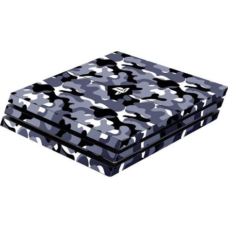 PS4 Pro Skin Camo Grey Cover PS4