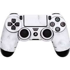 Skin für PS4 Controller White Marble Cover PS4