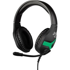 NEMESIS Gaming Cuffie On Ear via cavo Stereo Nero/Verde