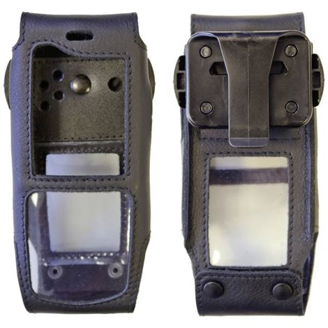 Ledertasche schwarz für IS120.x Mobiltelefon Custodia i pelle IS120.x Nero