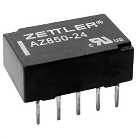 Zettler electronics Relè per PCB 5 V/DC 1 A 2 scambi 1 pz.