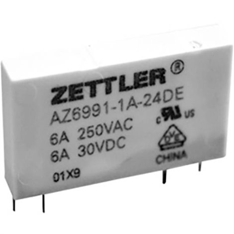 Zettler electronics Relè per PCB 24 V/DC 8 A 1 NA 1 pz.