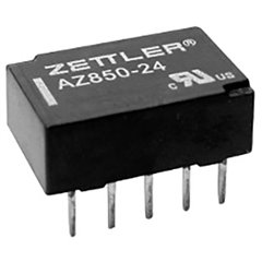 Zettler electronics Relè per PCB 12 V/DC 1 A 2 scambi 1 pz.