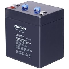 CE12V/5Ah Batteria al piombo 12 V 5 Ah Piombo-AGM (L x A x P) 90 x 107 x 70 mm Spina piatta 4,8 mm