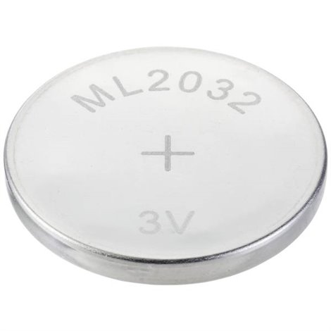 Batteria ricaricabile a bottone ML 2032 Litio 65 mAh 3 V 1 pz.