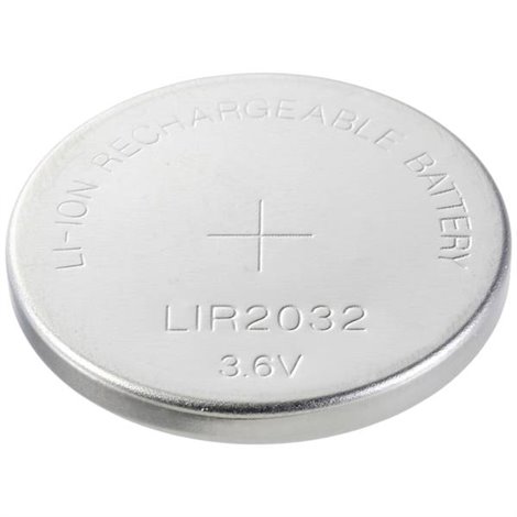 LIR2032 Batteria ricaricabile a bottone LIR 2032 Litio 45 mAh 3.6 V 1 pz.