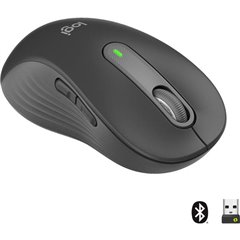 Signature M650 L left Mouse Senza fili (radio), Bluetooth® Dimensione: L Ottico Grafite 5 Tasti 4000 dpi
