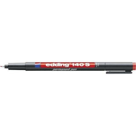Penna per lucidi da proiezione 140 S permanent pen super fine Rosso