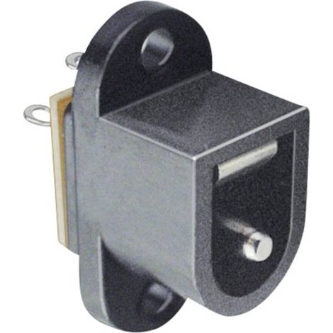 Connettore per bassa tensione Presa a pannello 6.4 mm 2.5 mm 1 pz.