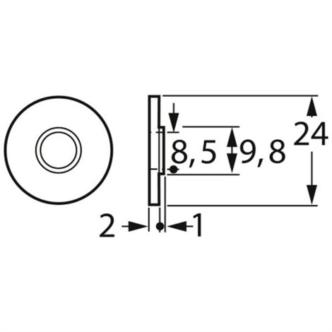 Rondella isolante I8-10+I8 1004616/50212 (Ø) 25 mm 1 pz.