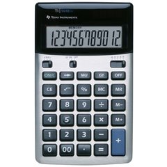 TI-5018 SV Calcolatrice tascabile Argento Display (cifre): 12 a batteria, a energia solare (L x L) 170